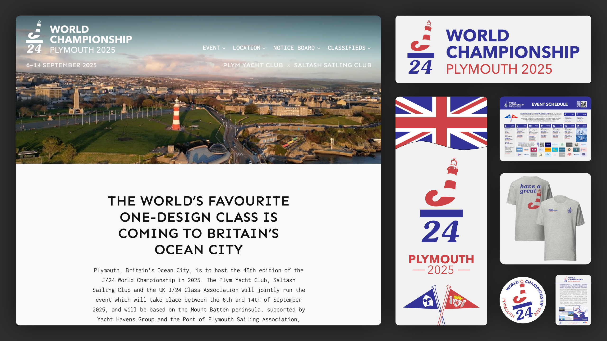 Portfolio of work I have undertaken for 2025 the J/24 World Championship